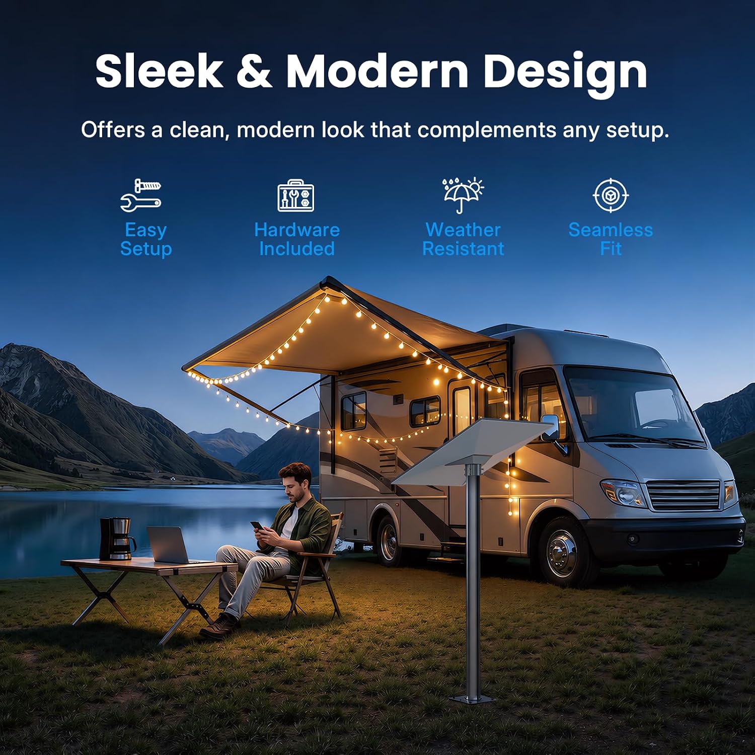 Detalle 2 de WXPSKY Starlink Pole Mount Gen 3 (aluminium alloy) for Gen 3 Dishy