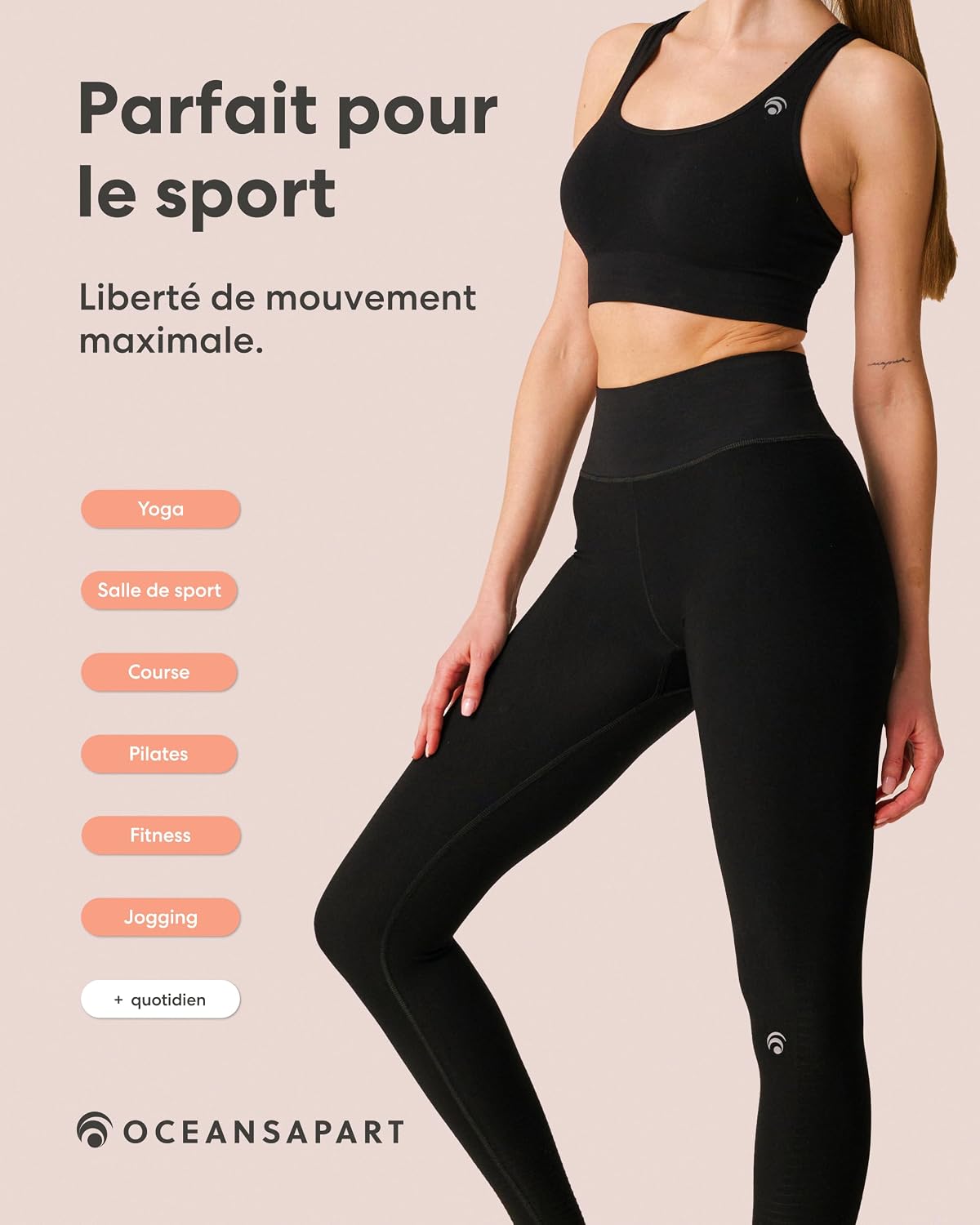 Thumbnail 5 de Oceansapart Beverly Legging Taille Haute pour Yoga