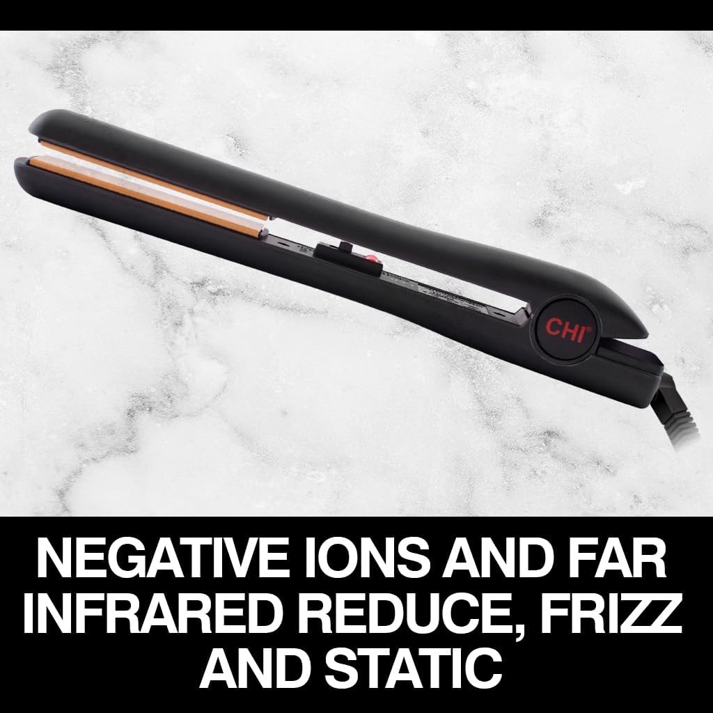 Thumbnail 2 de CHI Tourmaline Ceramic Series 1" Flat Iron (392°F Max) for Silky, Smooth Hair