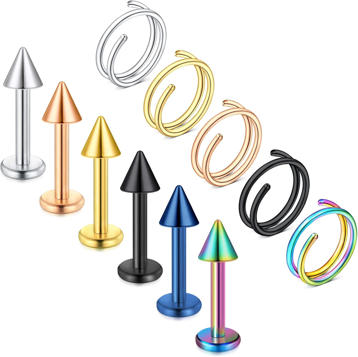 Thumbnail 6 de Longita Tragus Earrings Stud 6MM set