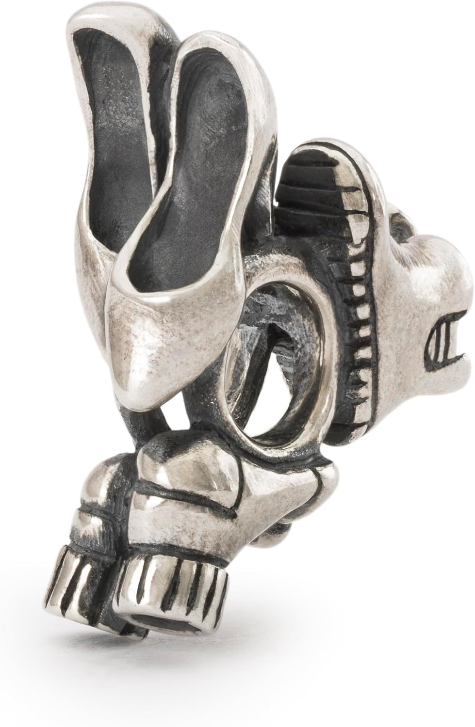 Detalle de Trollbeads Herbst Kollektion Pfad des Glücks 2024 Silberbeads – Handgefertigt (TAGBE-40136)
