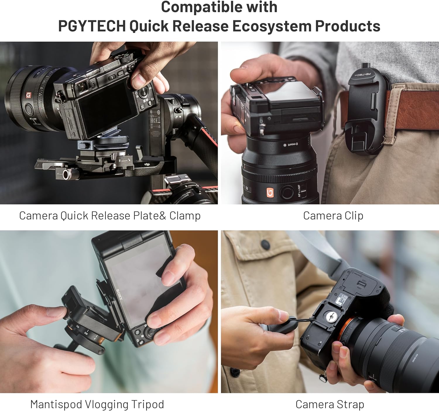 Thumbnail 6 de PGYTECH Arca-Swiss Quick Release Plate (Multi-Directional) for Sony, Canon, Nikon & most camera systems – Two Plates