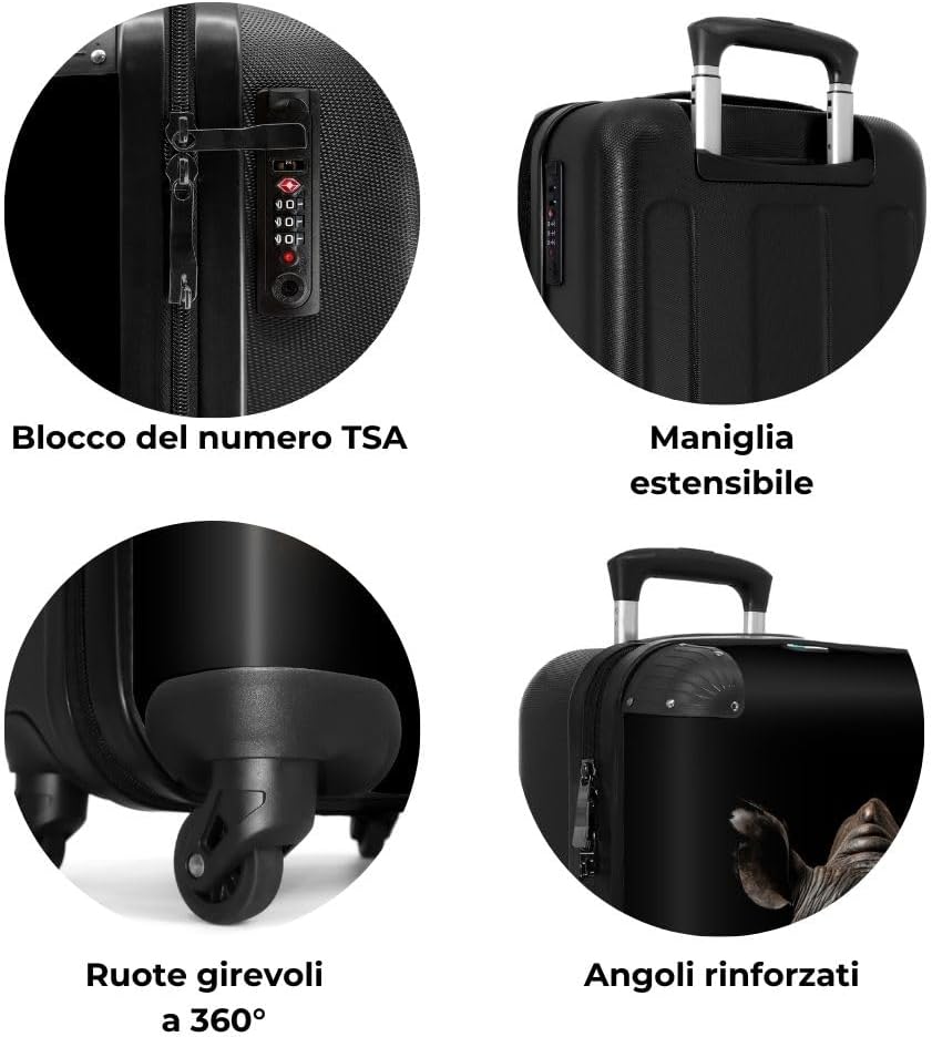 Thumbnail 6 de NoBoringSuitcases.com Maleta de Cabina Rinoceronte 🦏 10kg Negros