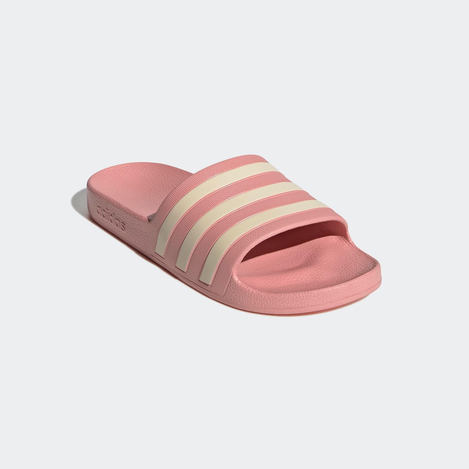 Detalle de Adidas Damen Adilette Aqua Slide Mauve – Komfortabler Slip-On mit Cloudfoam-Fußbett (Größe 39 EU)