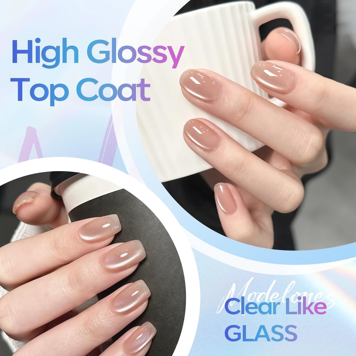 Detalle 2 de modelones Gel Top Coat 15ml ๐