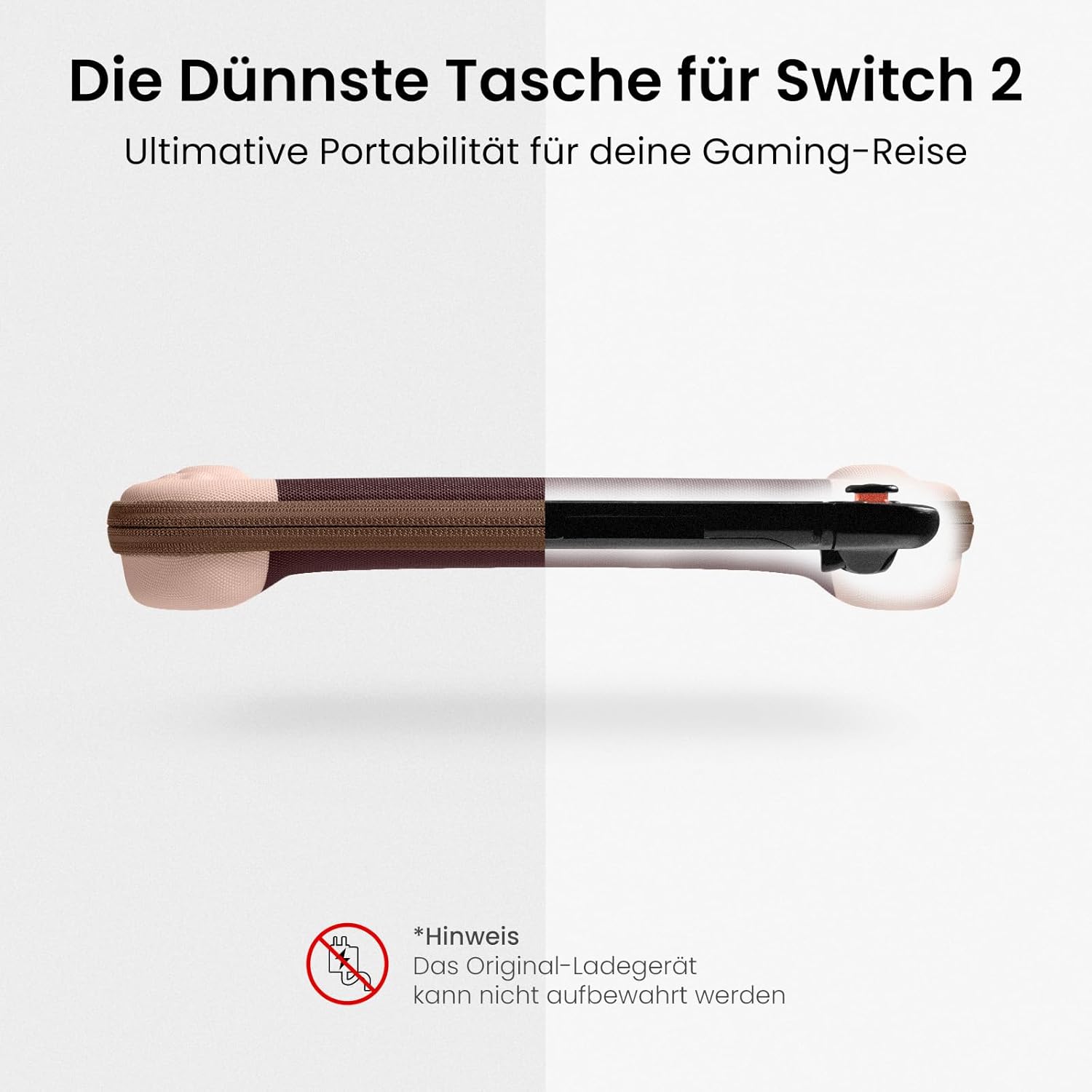 Thumbnail 2 de tomtoc Slim Tasche für Nintendo Switch 2 (2025) – ultradünne Filz-Carry-Case mit Hartschale und Schutz