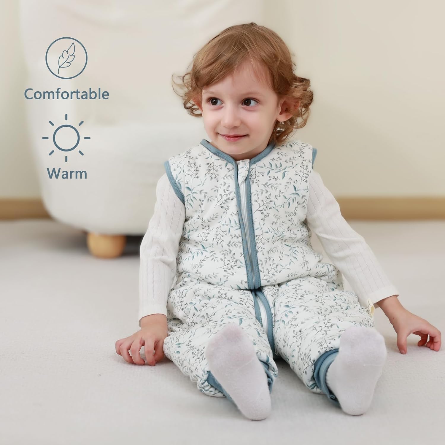 Detalle de Mosebears Baby Sleeping Bag All Year Round 2.5 Tog