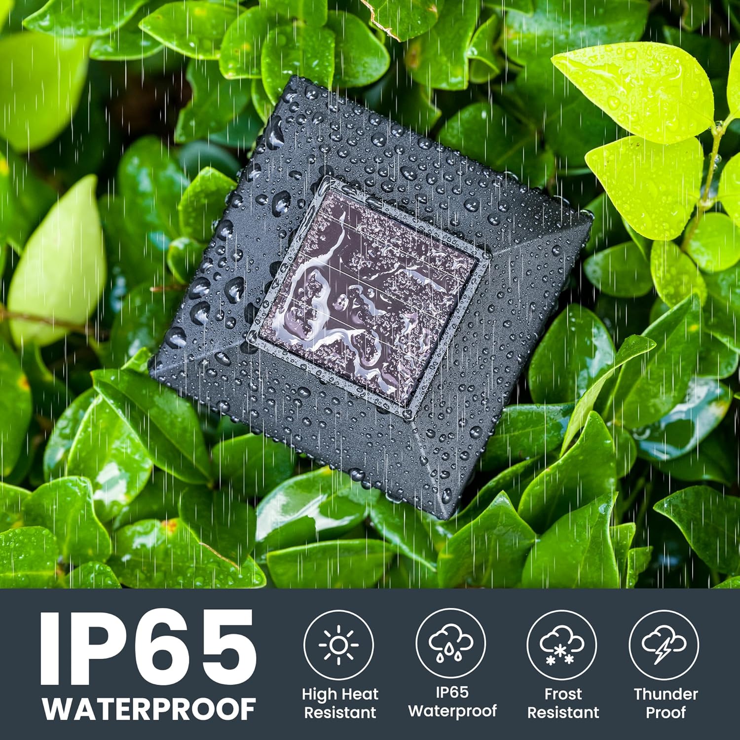 Thumbnail 3 de GIGALUMI Solar Lights Outdoor Garden (12 Pack): Flickering Flame, IP44 Waterproof, Auto On/Off