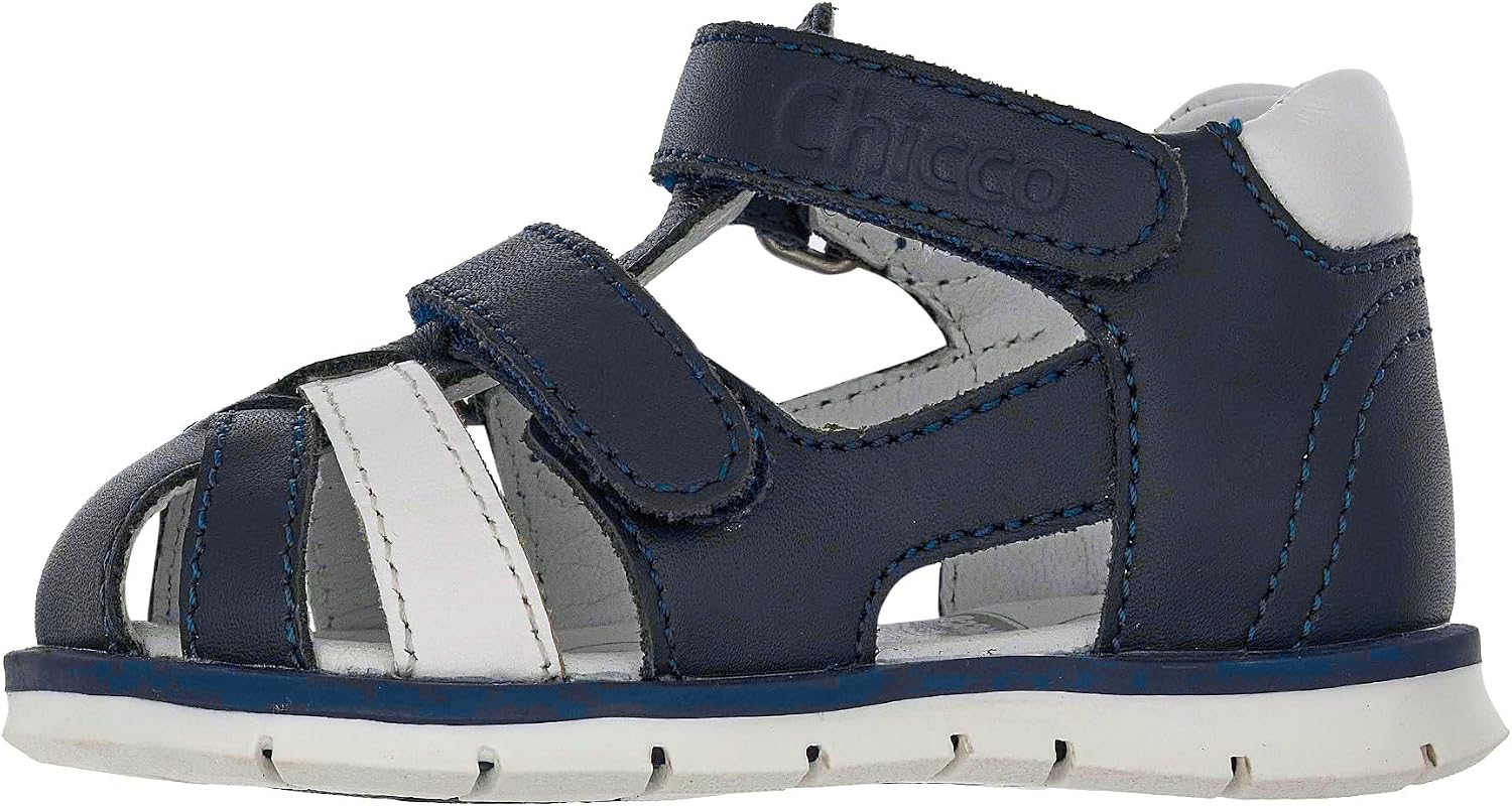 Detalle de Chicco Jungen Spinnen-Sandale mit Doppeltem Riemen – komfortable Sandale für Alltag und Freizeit