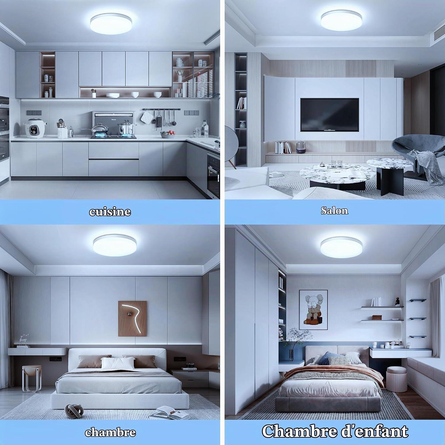 Thumbnail 6 de EASY EAGLE LCLDBDYX23B ronde led-plafondlamp, 36 W, 3600 lm, IP44