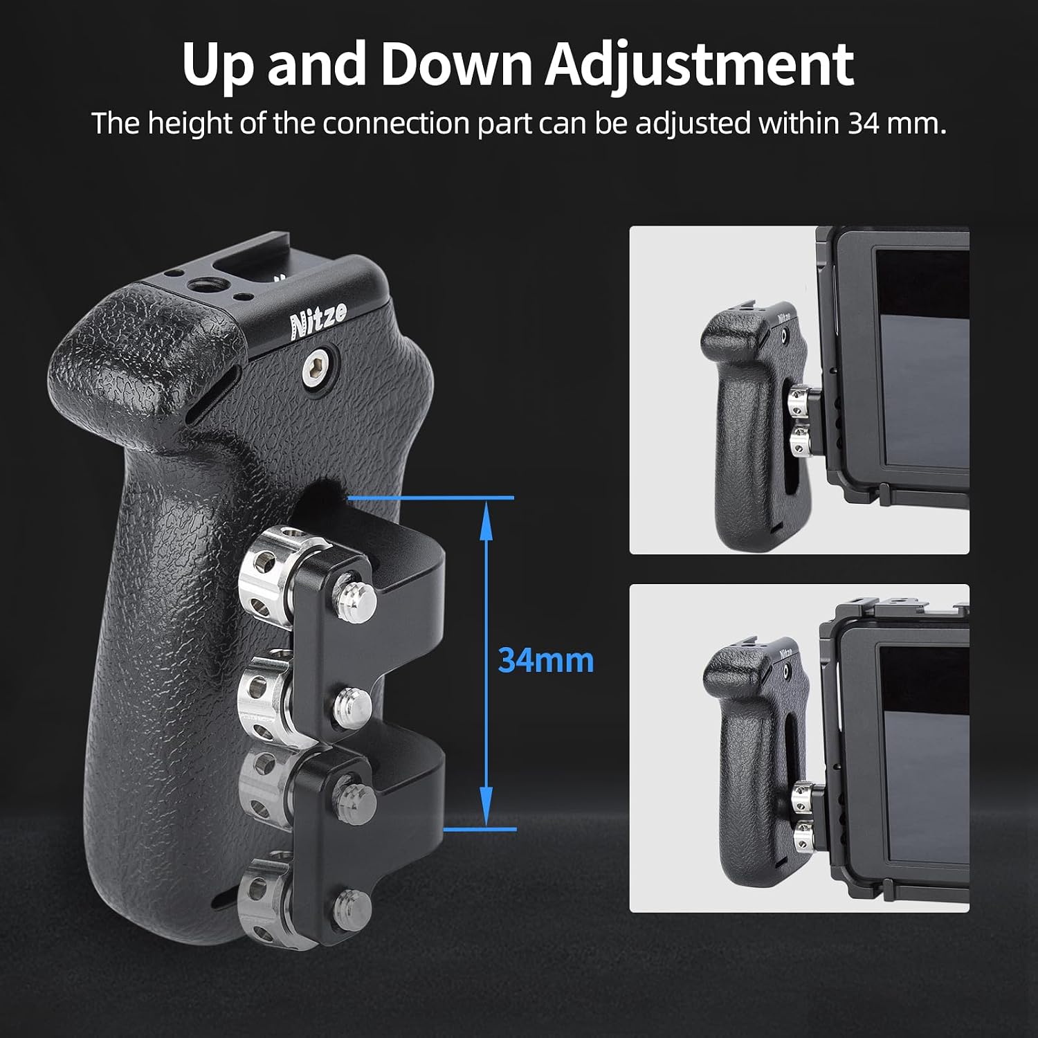 Thumbnail 3 de Nitze PA22-H2 Mini Side Handle for Camera Cages