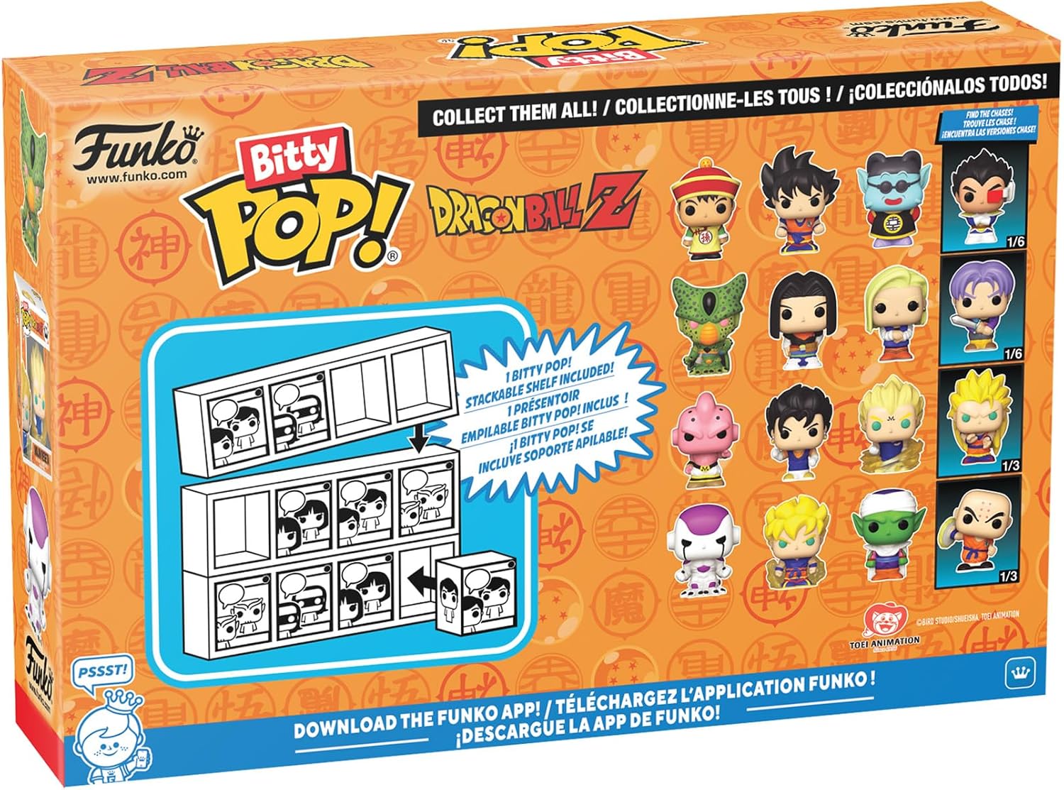 Thumbnail 1 de Funko Bitty Pop! DBZ 4PK (Kid Buu, Vegito, Majin Vegeta) mini figura misteriosa