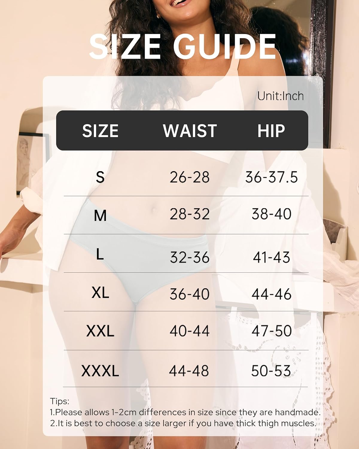 Thumbnail 5 de BAMBOO COOL Women’s Underwear – Moisture-Wicking Briefs 5-Pack 🩲
