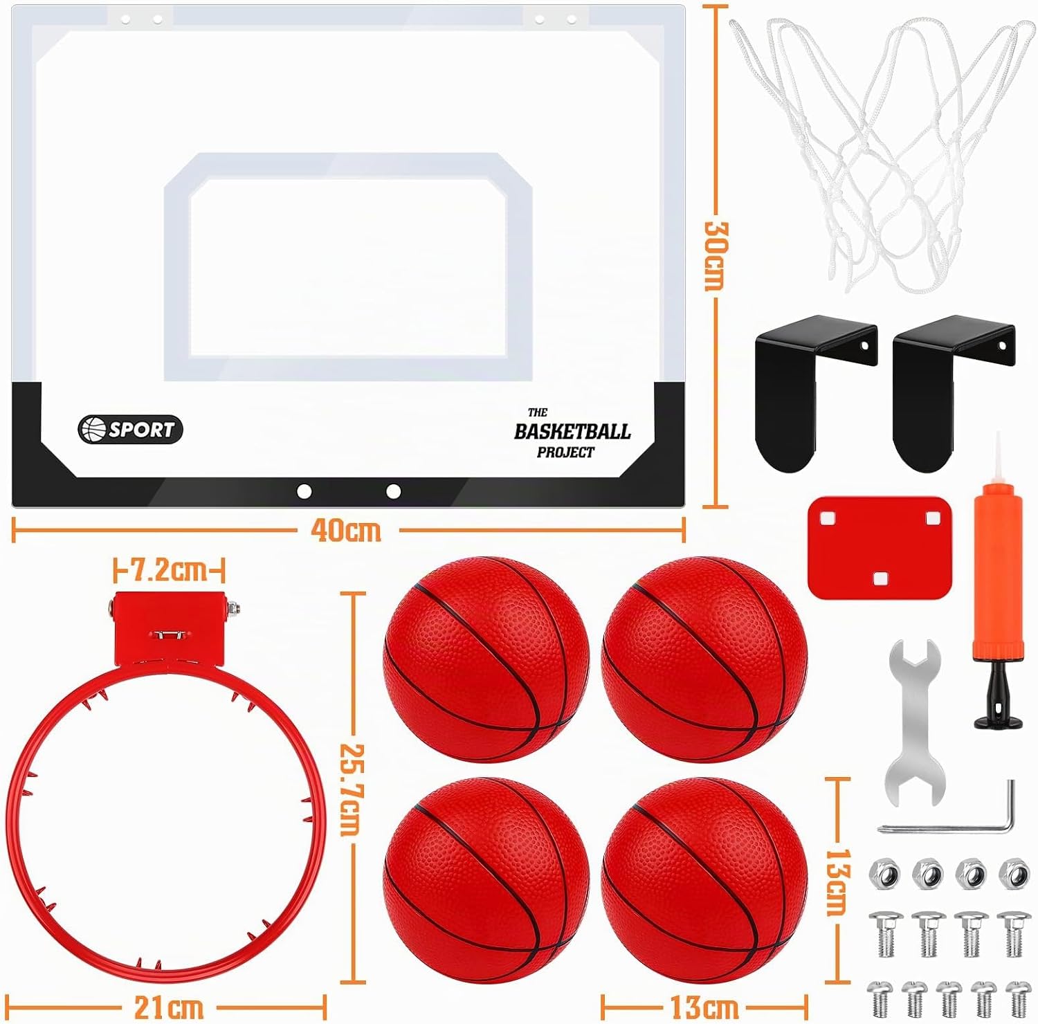Detalle 2 de Dreamon Mini Canestro Basket kit 1 set