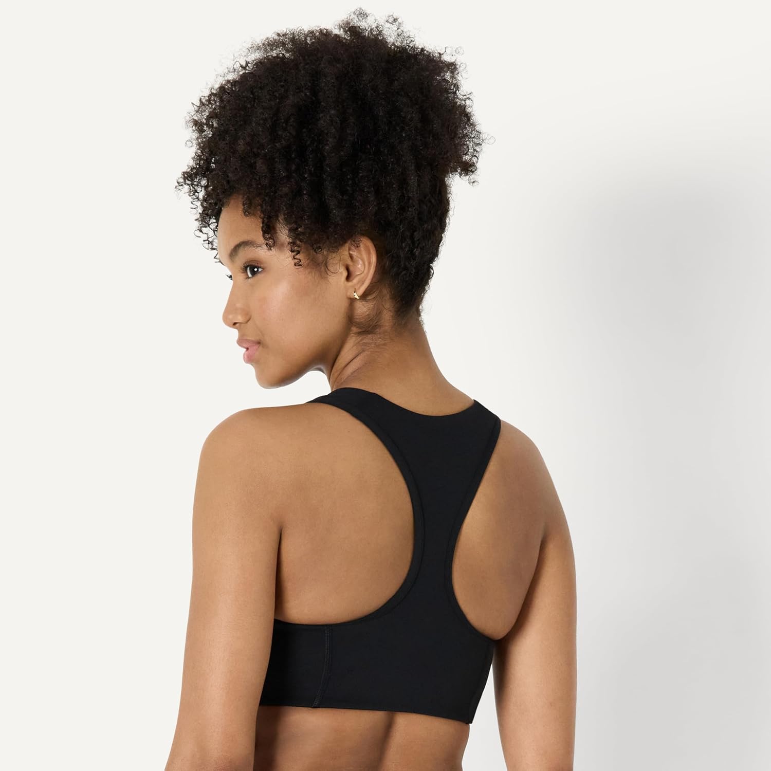Detalle de Amazon Essentials Women's Active FormFlex Buttery Soft Light Support Square Neck Racerback Sports Bra