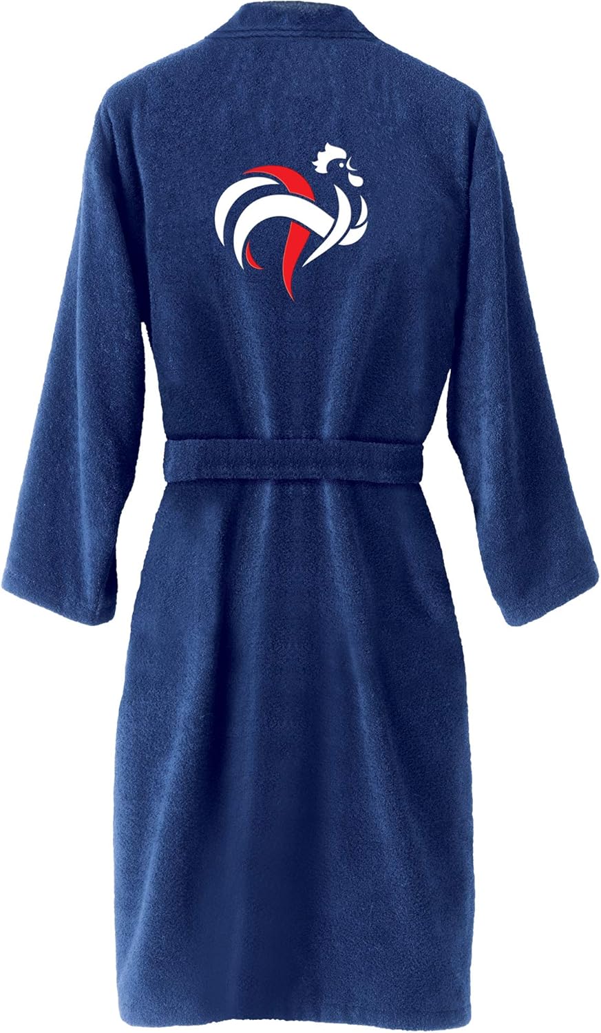 Thumbnail 1 de Peignoir adulte FFF Champions en bouclette 100% coton OEKO-TEX (bleu)