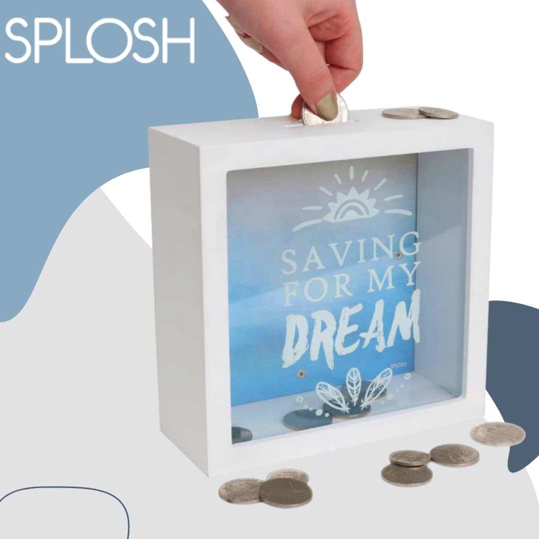 Thumbnail 3 de Splosh Saving For My Dream Fund money box for adults (decor money tin)