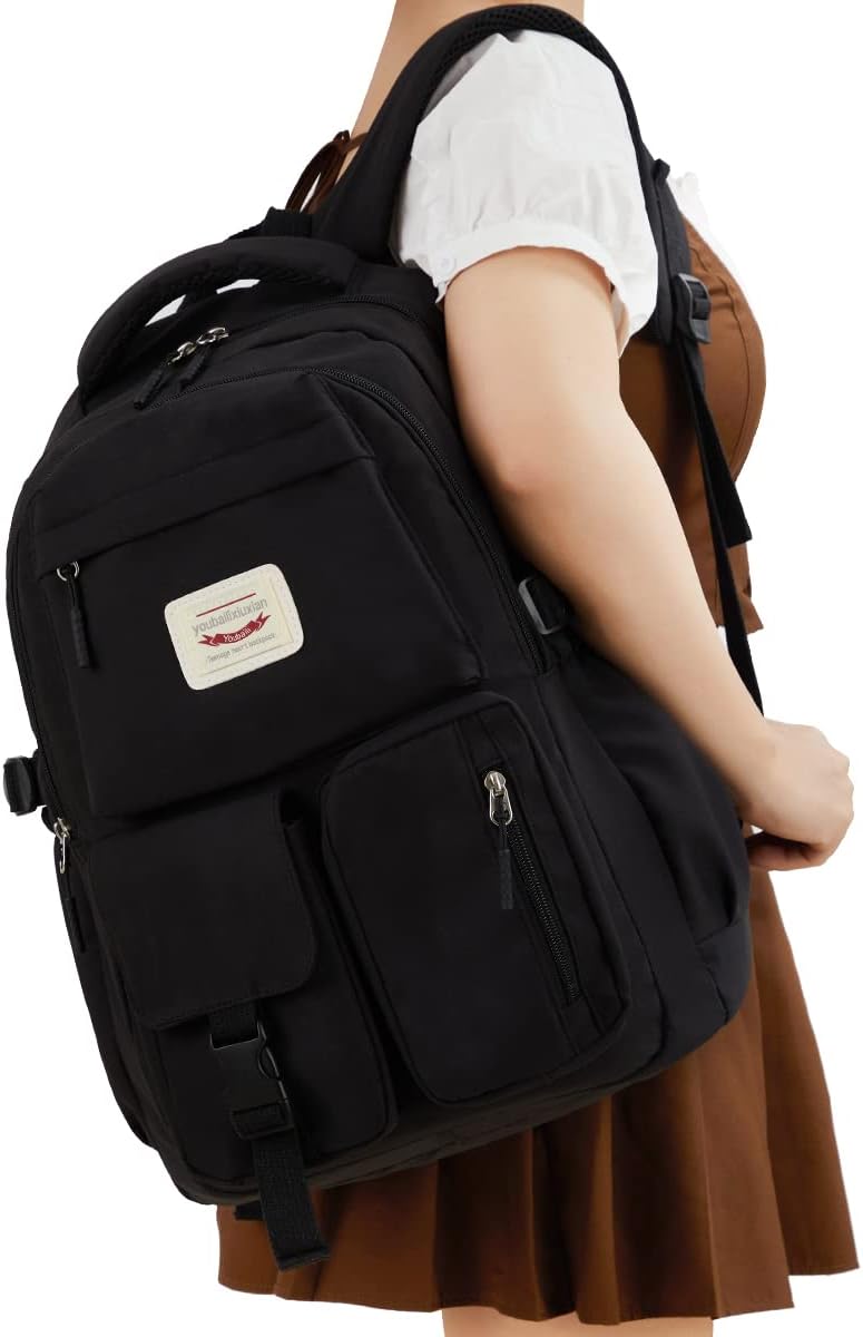 Detalle de FIORETTO Schulrucksack 14" Laptopfach, wasserabweisend