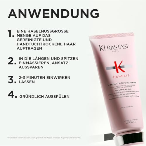 Thumbnail 6 de Genesis Fondant Reinforcateur Conditioner von KÉRASTASE – Stärkt geschwächtes Haar (200 ml)
