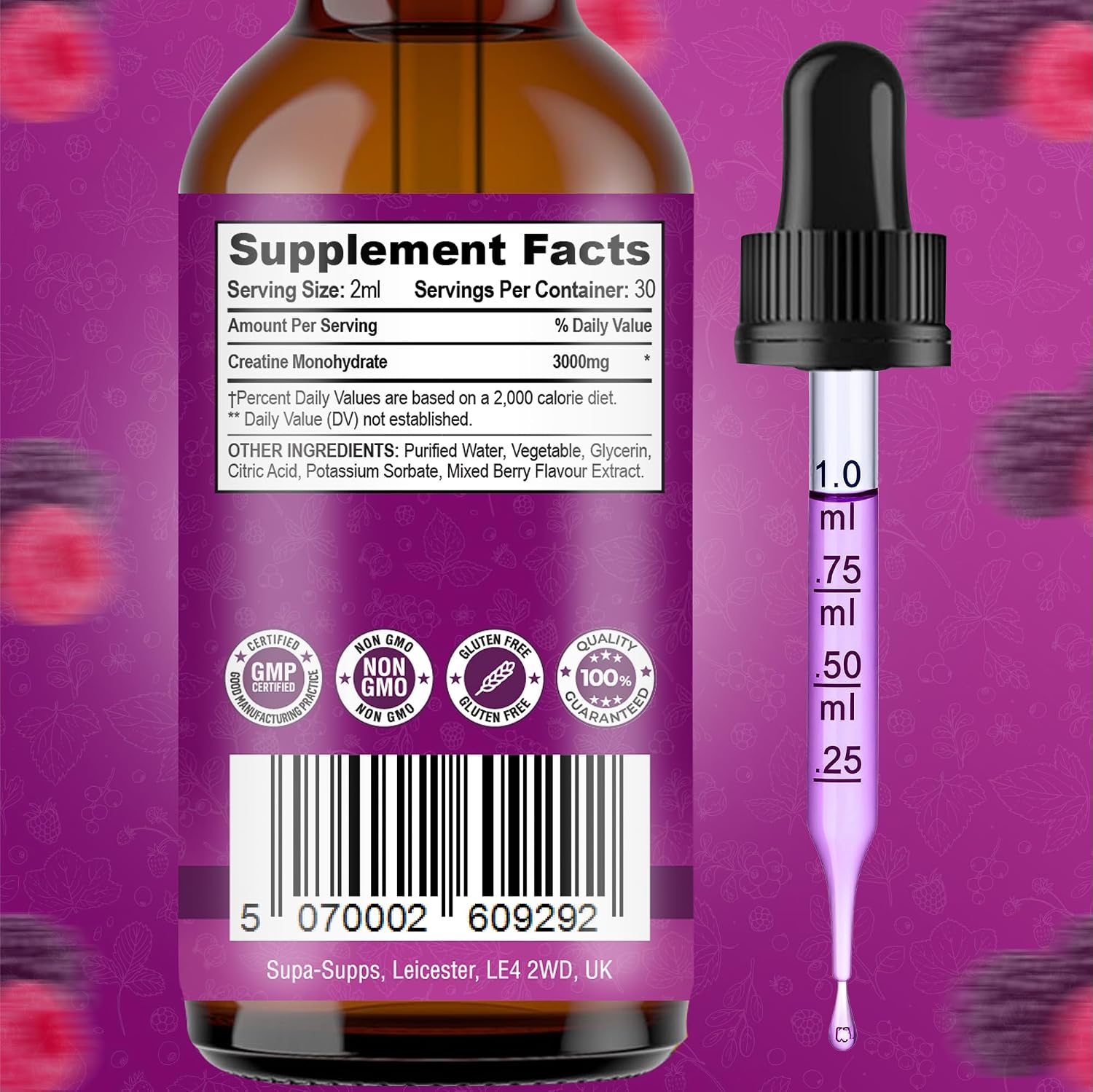 Thumbnail 6 de Creatine Monohydrate Drops 60ml 💊