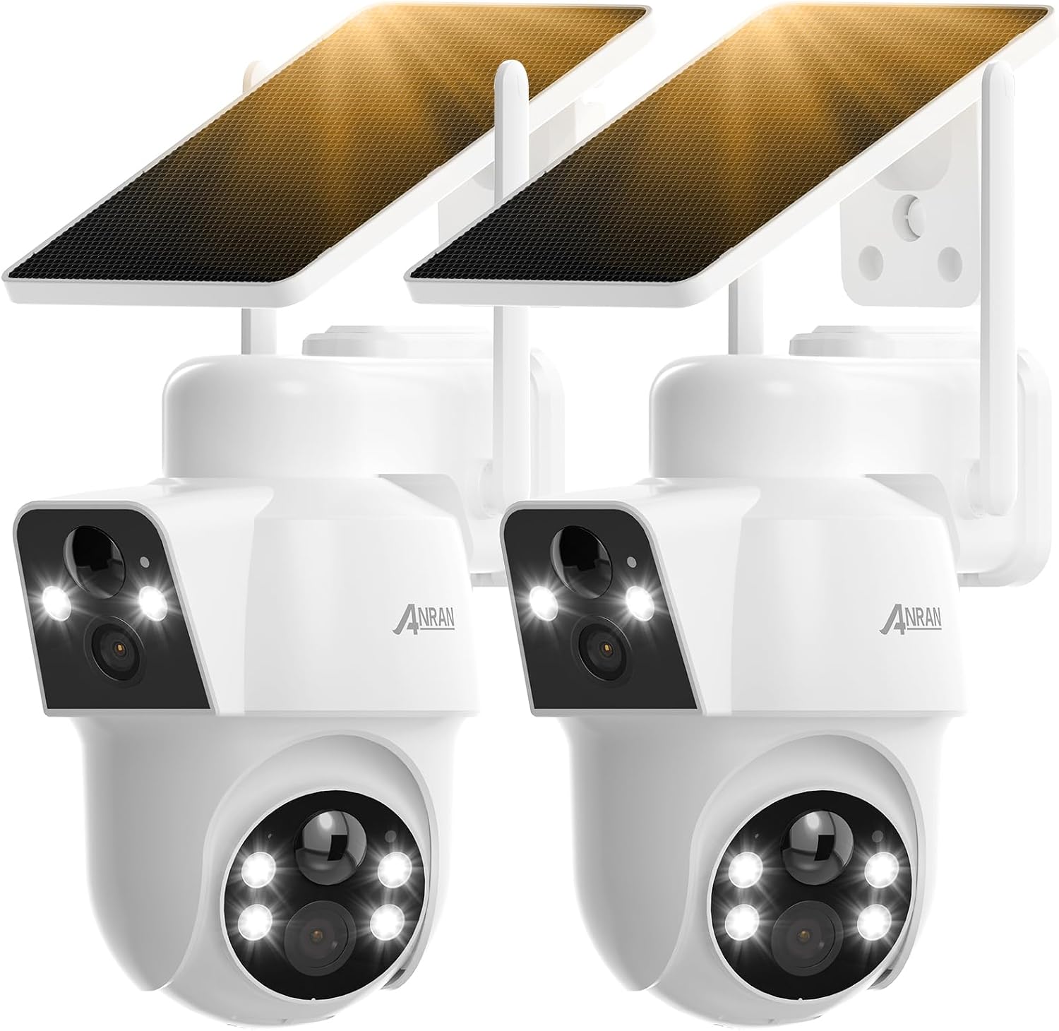Detalle de ANRAN 3MP Dual-Lens Solar Security Camera