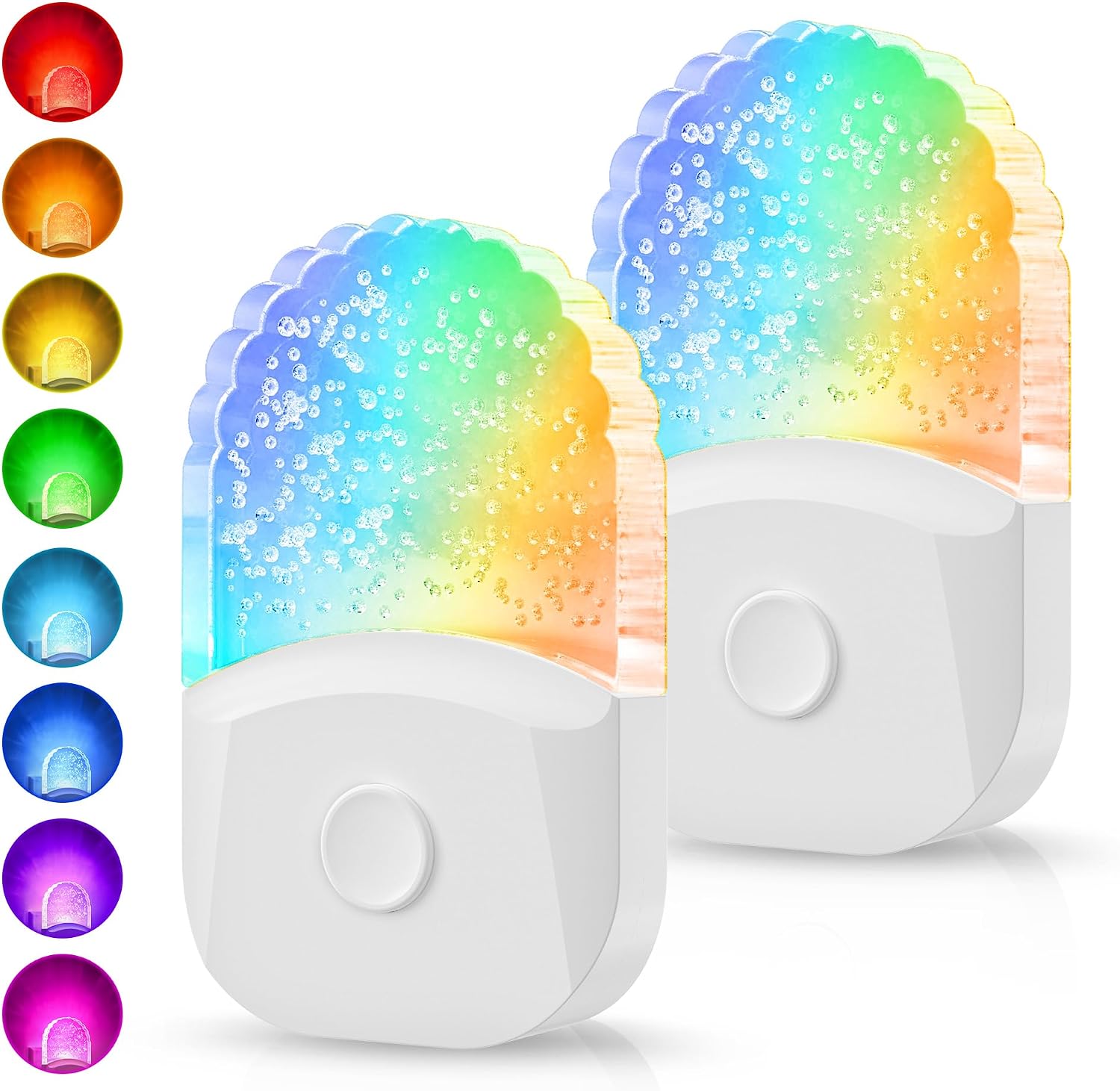 Detalle de DORESshop Plug-In Night Lights, 2-Pack