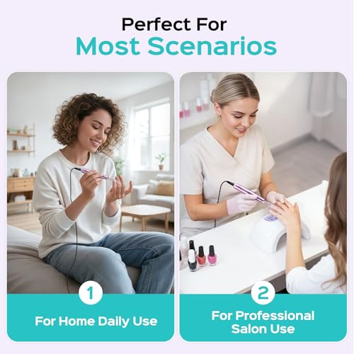 Thumbnail 6 de COSLUS C40 Electric Nail Drill: Precise Dial Speed, USB-Powered for Home and Salon Use