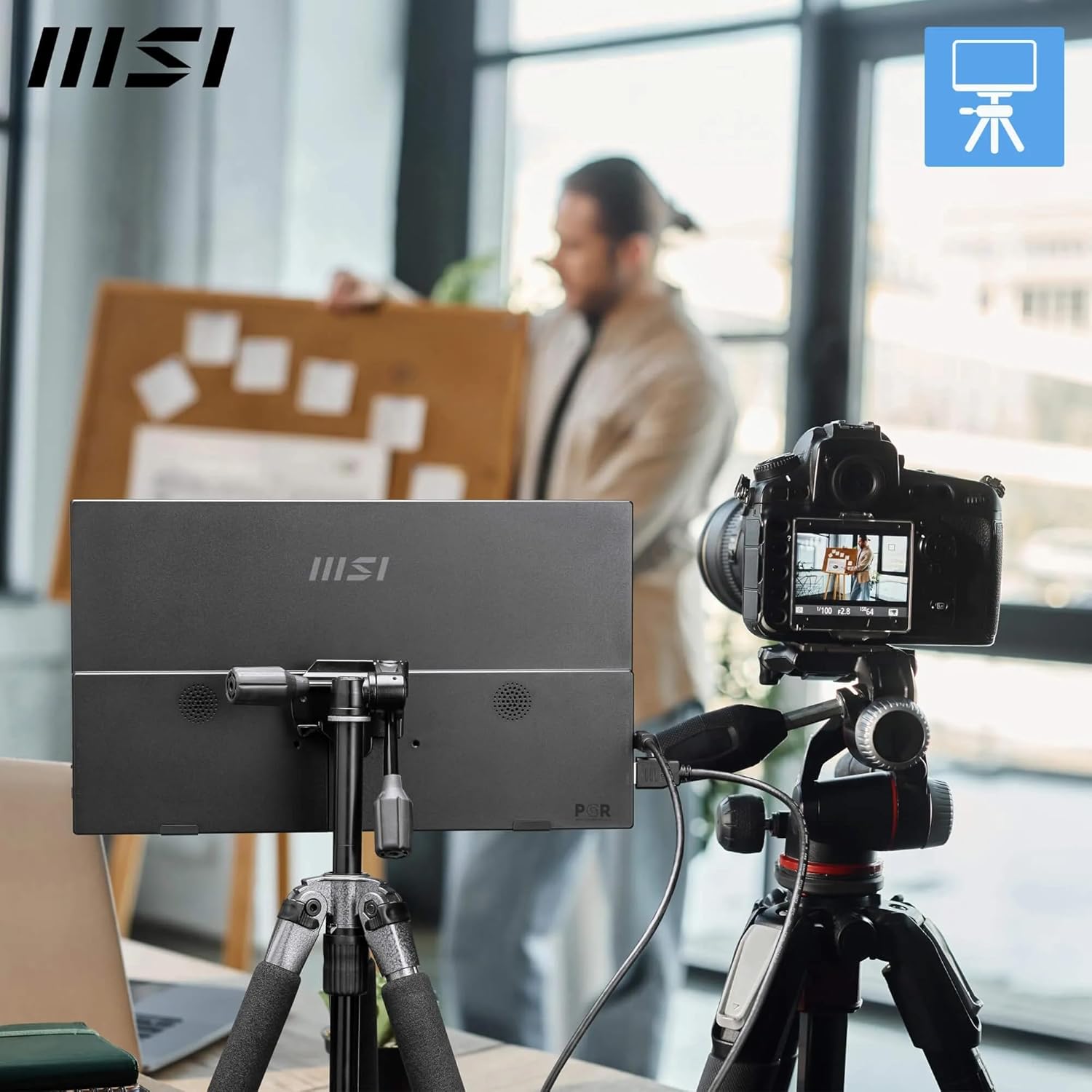 Detalle 1 de MSI PRO MP165 E6 portable FHD IPS monitor 15.6
