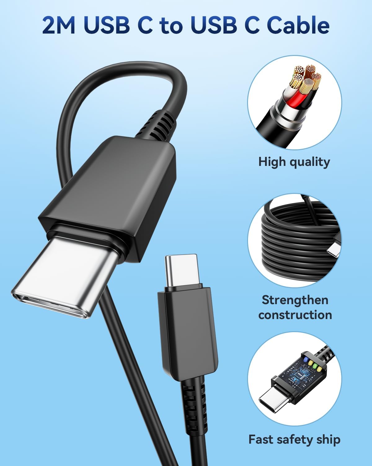 Detalle de Charger for Samsung 45W USB-C Super Fast Charger with UK Plug and 2m Cable