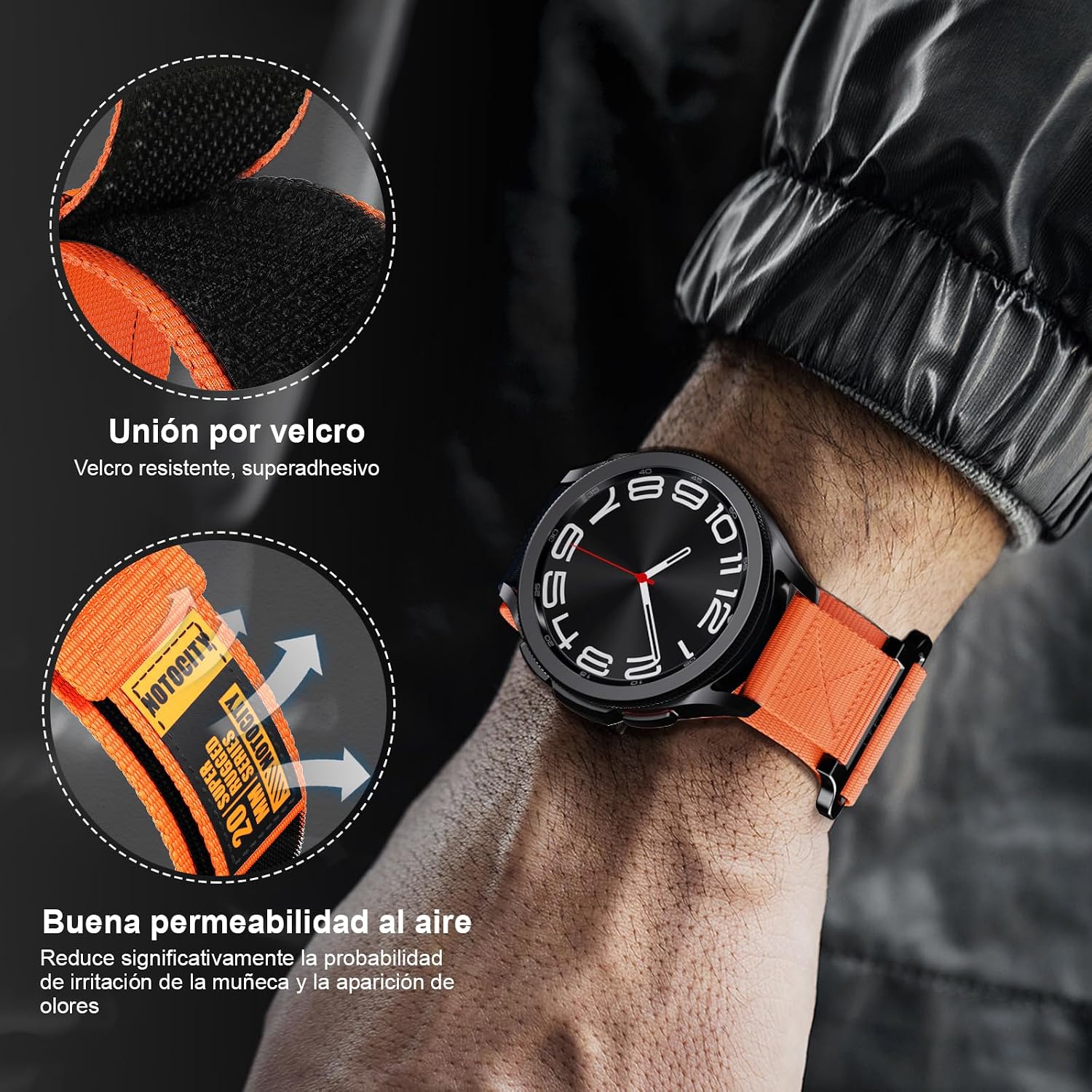 Thumbnail 5 de Correa nylon 20 mm para Galaxy Watch