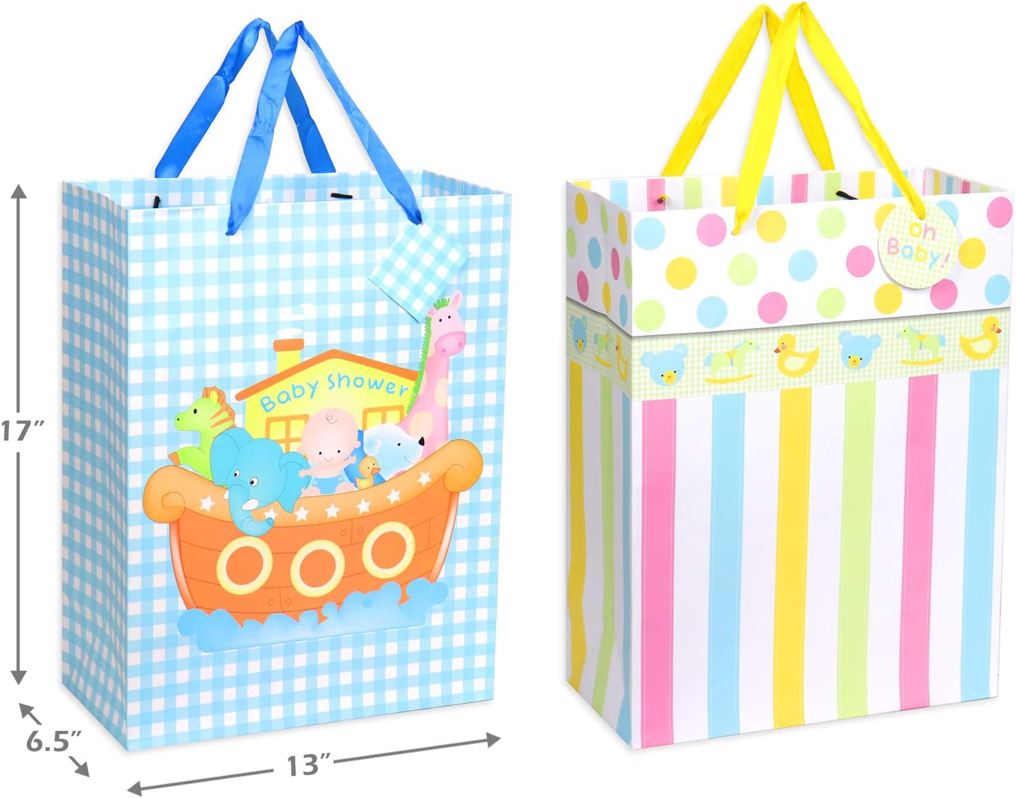 Thumbnail 4 de Fzopo Baby Gift Bags Assortment – Heavy Duty Paper Bags (12-Pack, Small/Medium/XL)