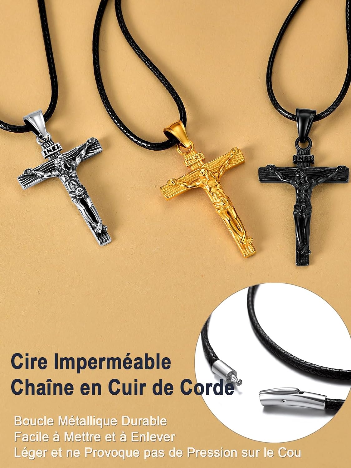 Detalle de U7 Collier Crucifix 55 cm