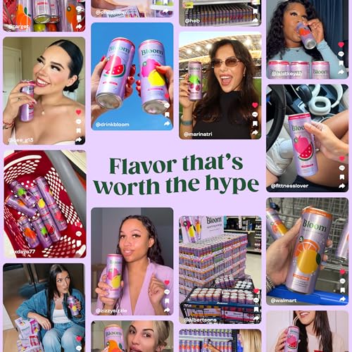 Detalle 2 de Bloom Nutrition Zero Sugar Energy Drink Variety Pack (12oz, 12pk) — Clean, Flavorful Boost Without Sugar