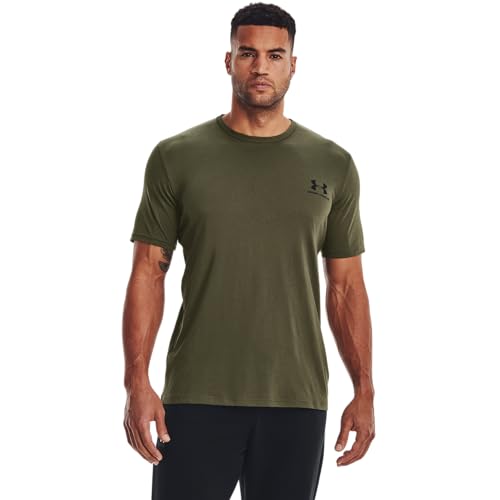 Detalle 2 de Under Armour Ua Sportstyle Lc Ss Camiseta, Marine Od Green, M Hombre