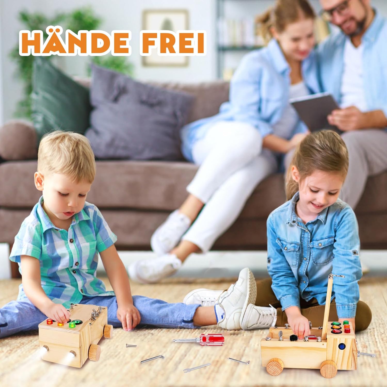 Thumbnail 4 de OAKJAR Montessori Schraubendreher Brett 2–6 Jahre