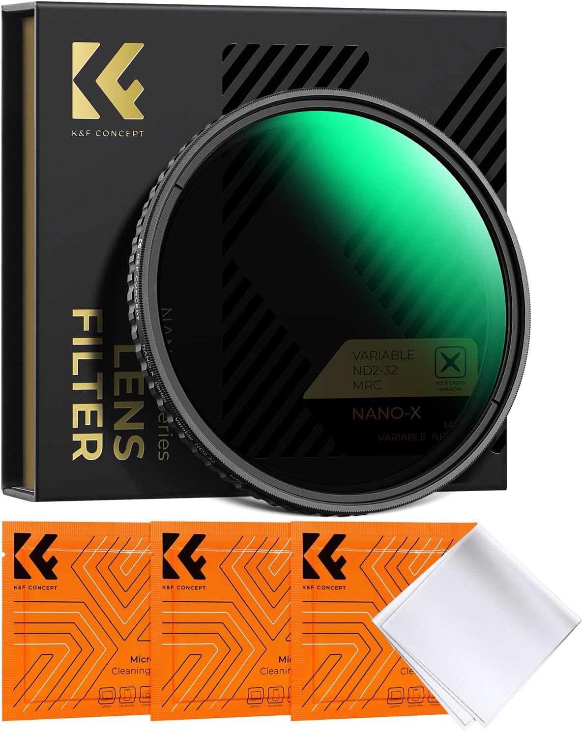 Detalle de K&F Concept Filtre ND variable 52mm 1–5 stops
