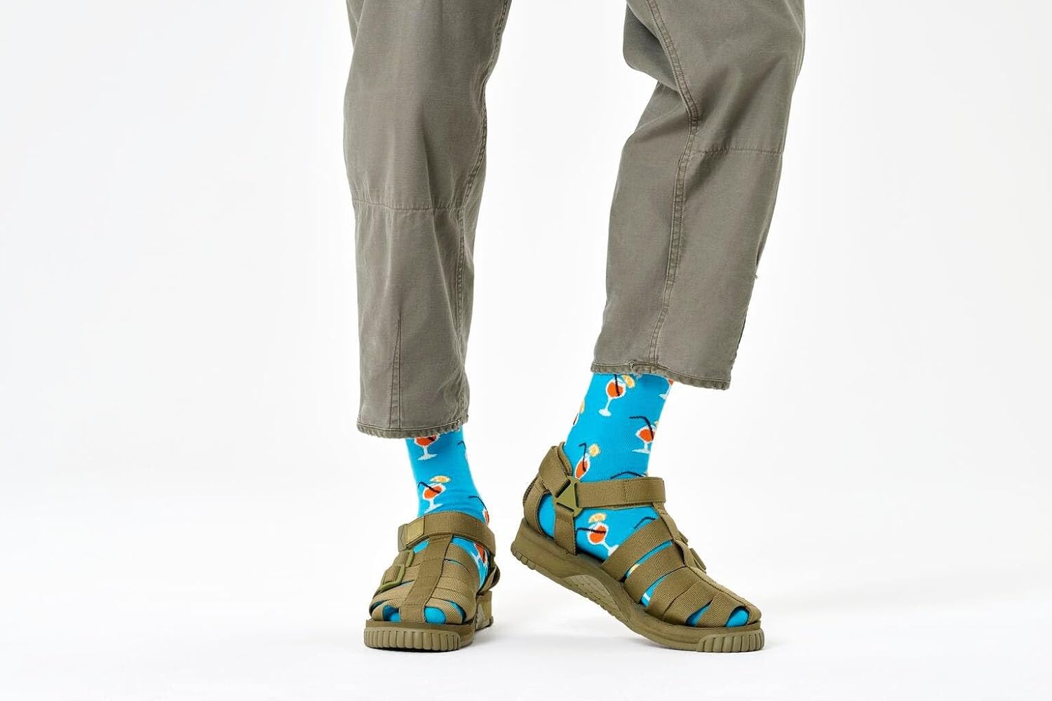 Detalle 2 de Happy Socks Unisex Orange Spritz Socks – auffälliges Design trifft Alltagstauglichkeit