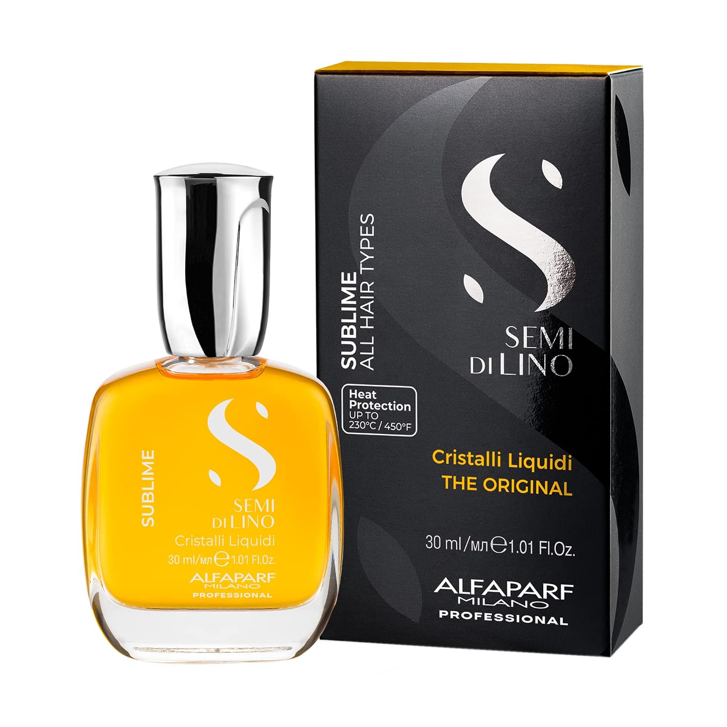 Detalle 2 de ALFAPARF MILANO PF025388 Cristalli Liquidi Hair Oil Serum with Heat Protection