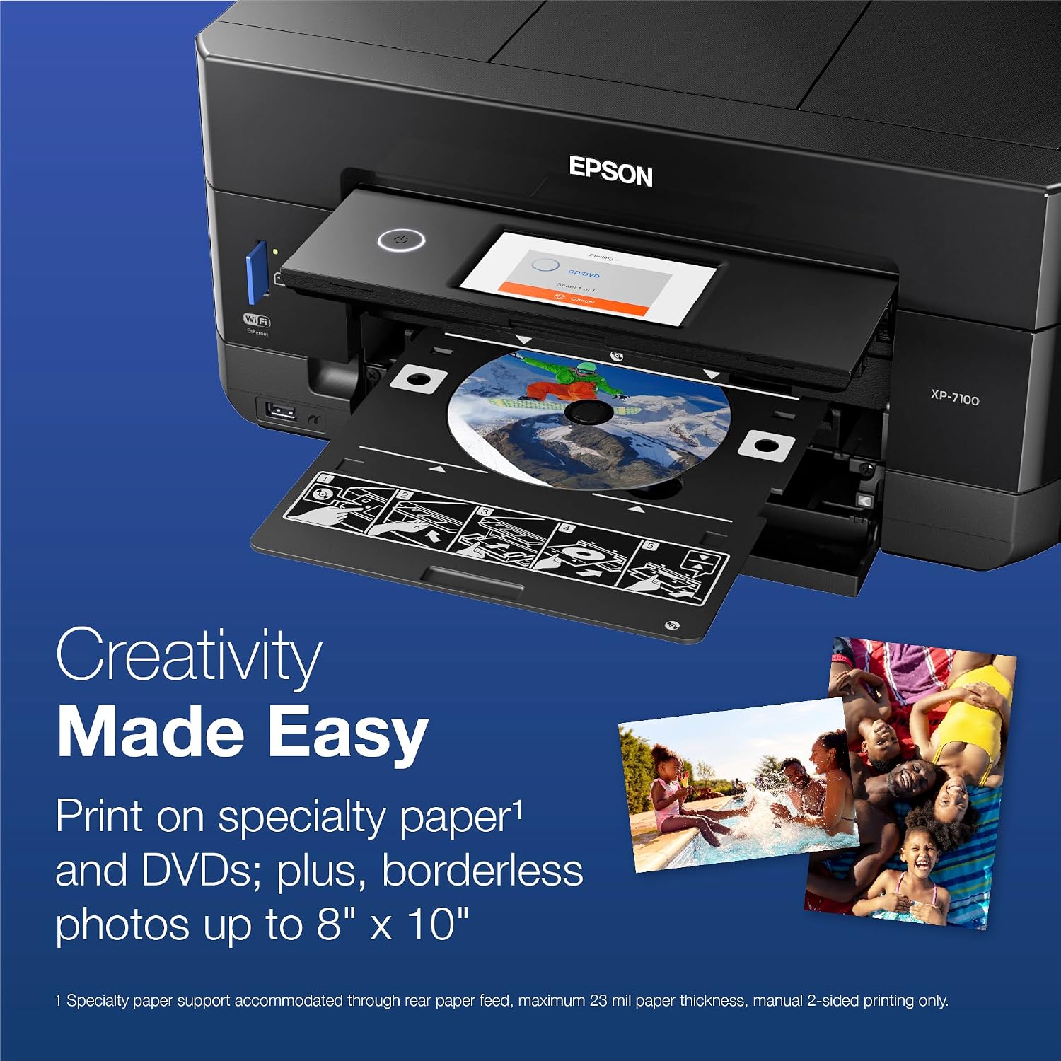 Detalle de Epson all-in-one inkjet printer XP-7100