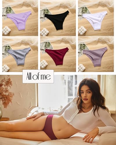 Thumbnail 1 de ALL OF ME paquete de 6 bragas hipster/bikini de algodón para mujer (tallas S-XL)