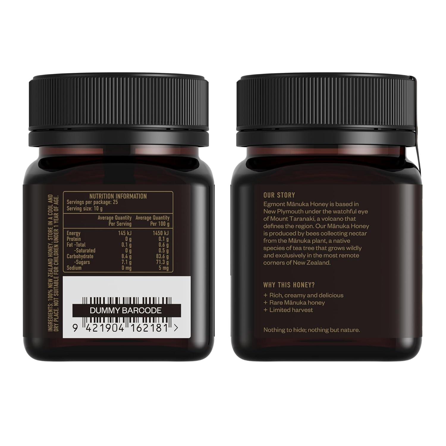 Thumbnail 1 de Egmont Honey Manuka Honig 1200+ MGO 25+ UMF (250 g) – 100% Reiner Manuka Honig aus Neuseeland, UMF-zertifiziert, in Geschenkbox
