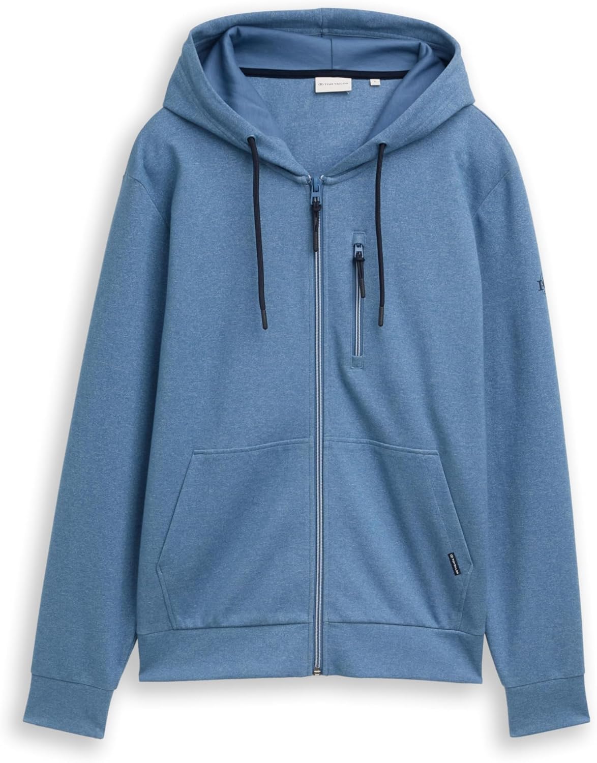 Thumbnail 4 de TOM TAILOR Herren 1048637 Hoodie Sweatjacke mit Kapuze und Streifenmuster