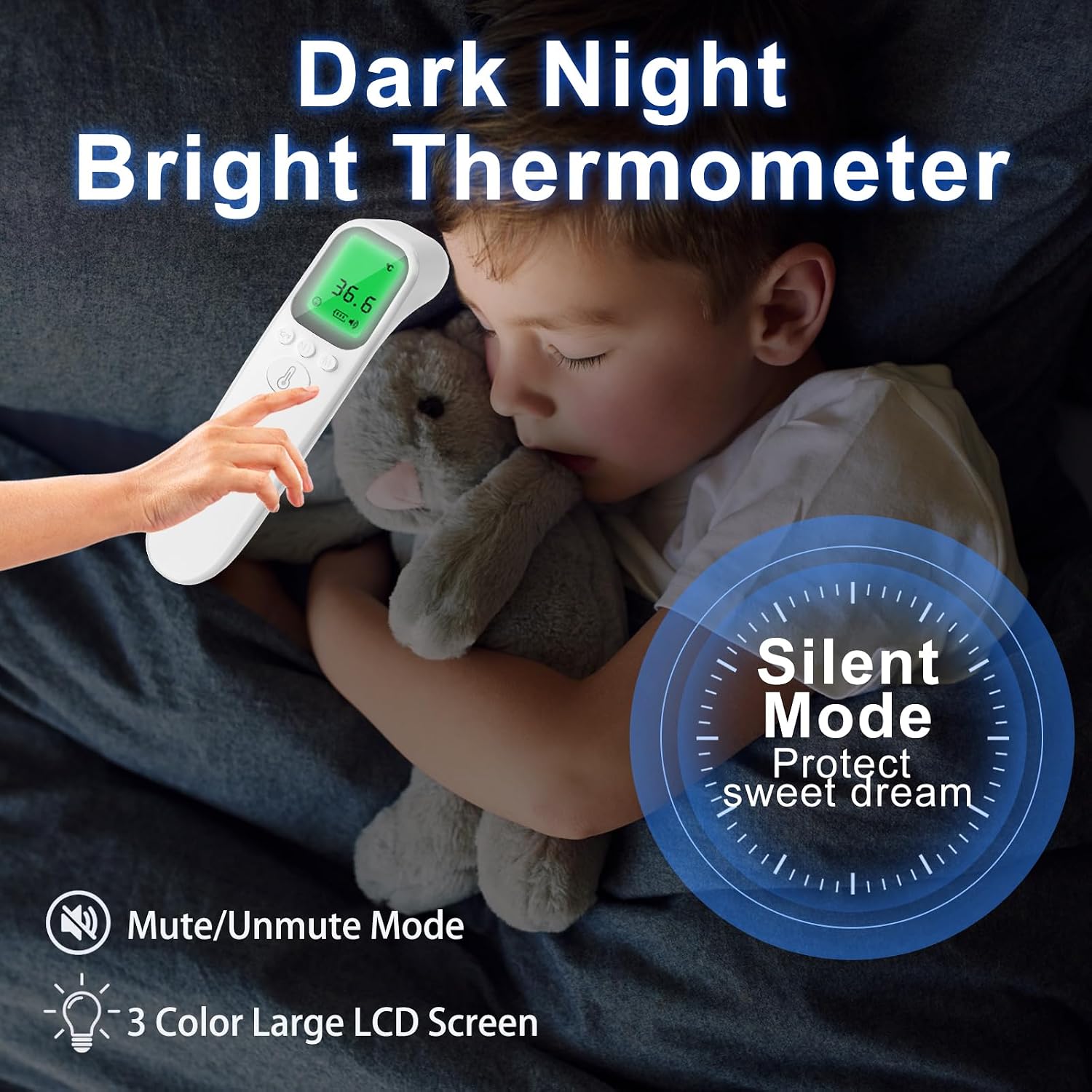 Detalle de Estabien TA035 Non-Contact Infrared Thermometer with Fever Alarm