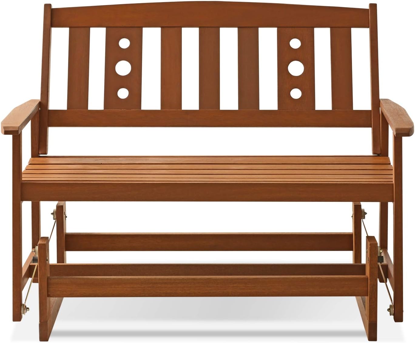 Thumbnail 3 de Furinno TIOMAN Outdoor Glider New Mexico Glider Chair (Natural) for patio, garden & porch