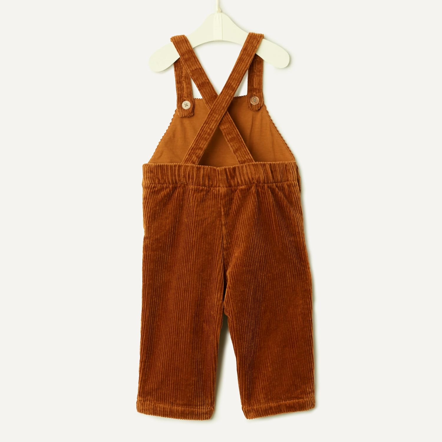 Detalle de Amazon Essentials x Sofia Grainge Toddler & Baby Boys' Corduroy Bib Overalls