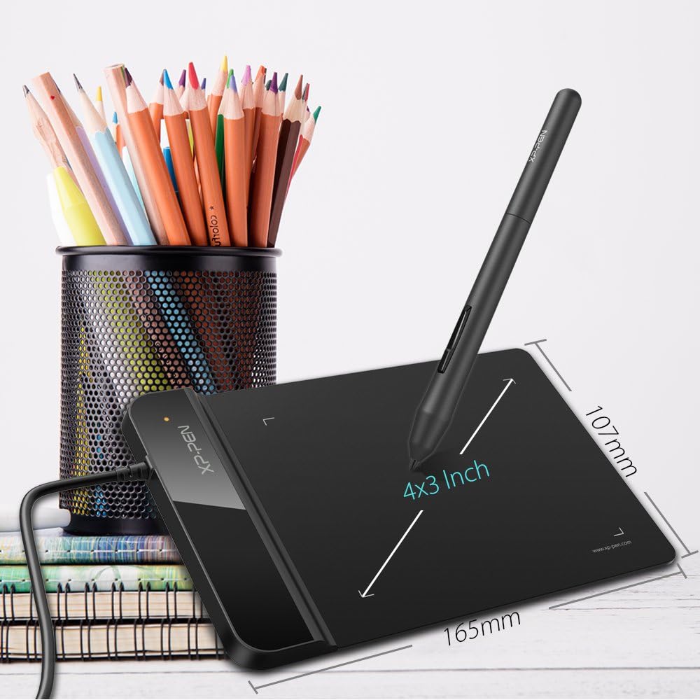 Thumbnail 2 de XPPen G430S Grafik-Tablet (4x3 Zoll) mit passivem Stift – 8192 Druckstufen, USB für Windows & Mac