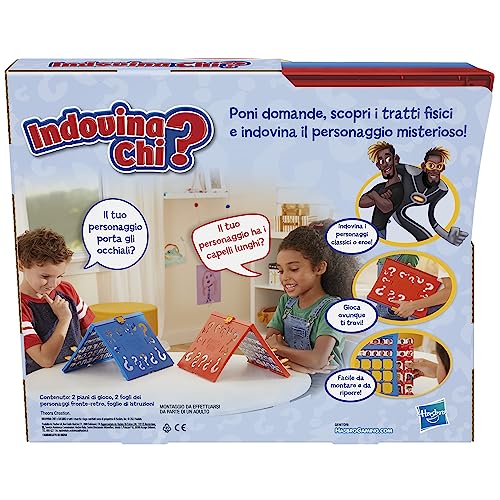 Detalle 1 de Hasbro Gaming Devinez qui ? – Il classico Indovina Chi? in una versione originale per 2 giocatori