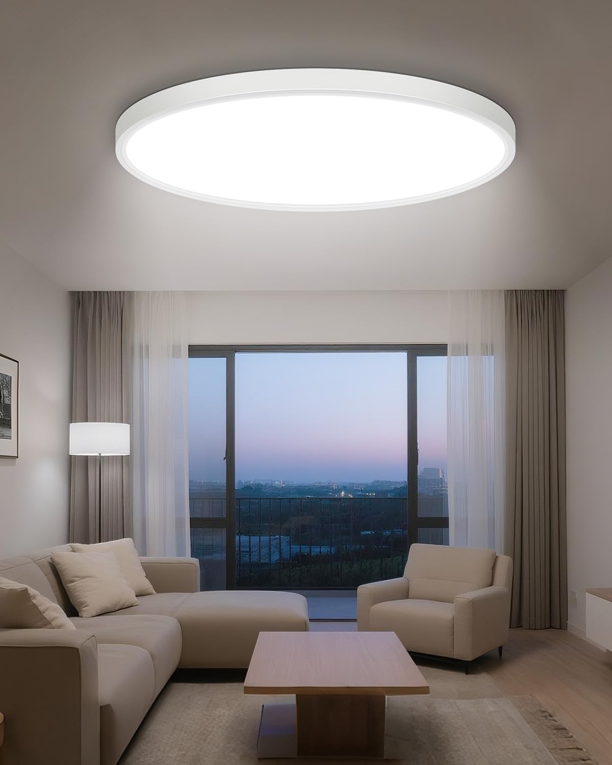 Thumbnail 6 de Hepside Flush-Mount LED Ceiling Light, 12-Inch
