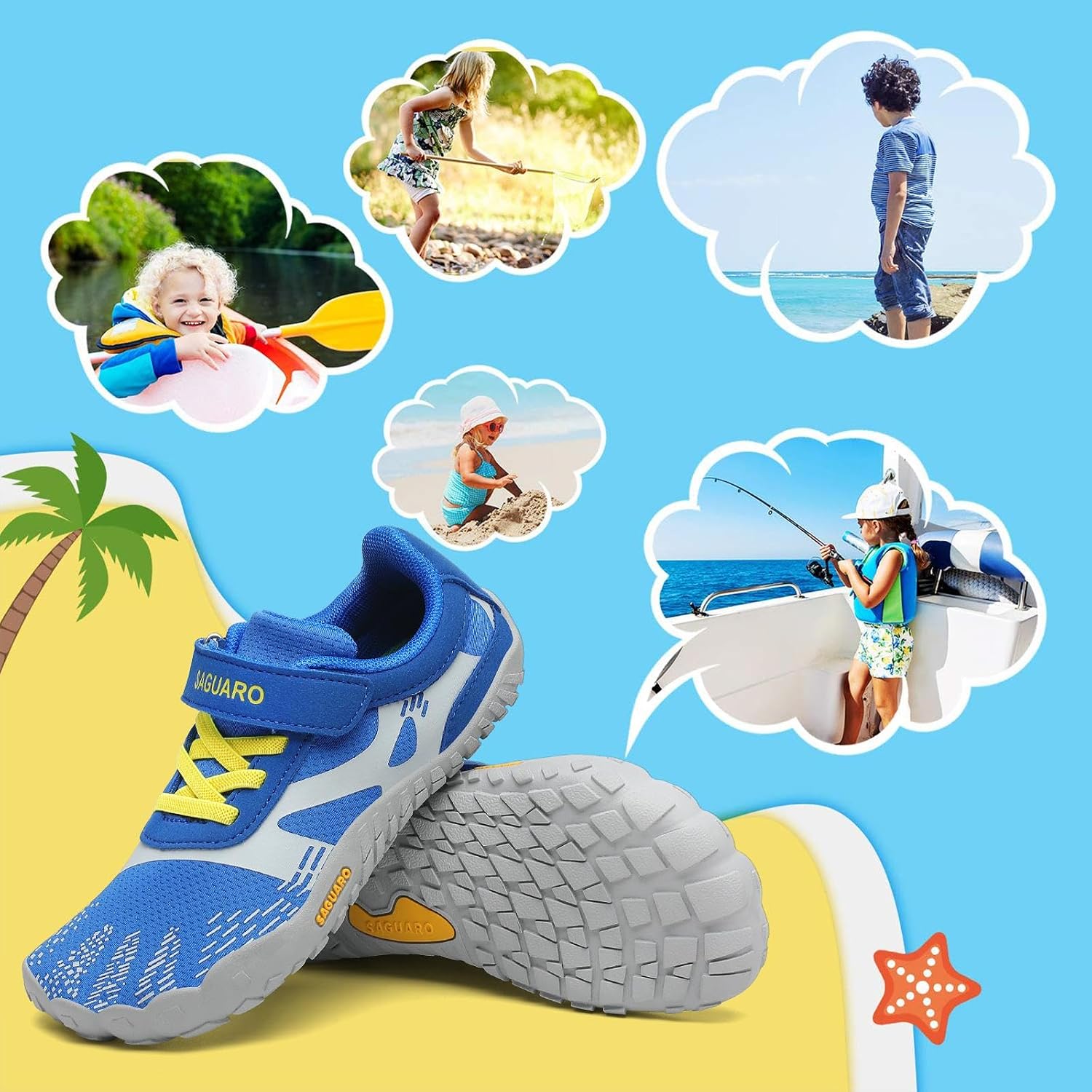Thumbnail 6 de Saguaro Scarpe da Trail per Bambini e Ragazze – Comfortevoli, Traspiranti e Antiscivolo