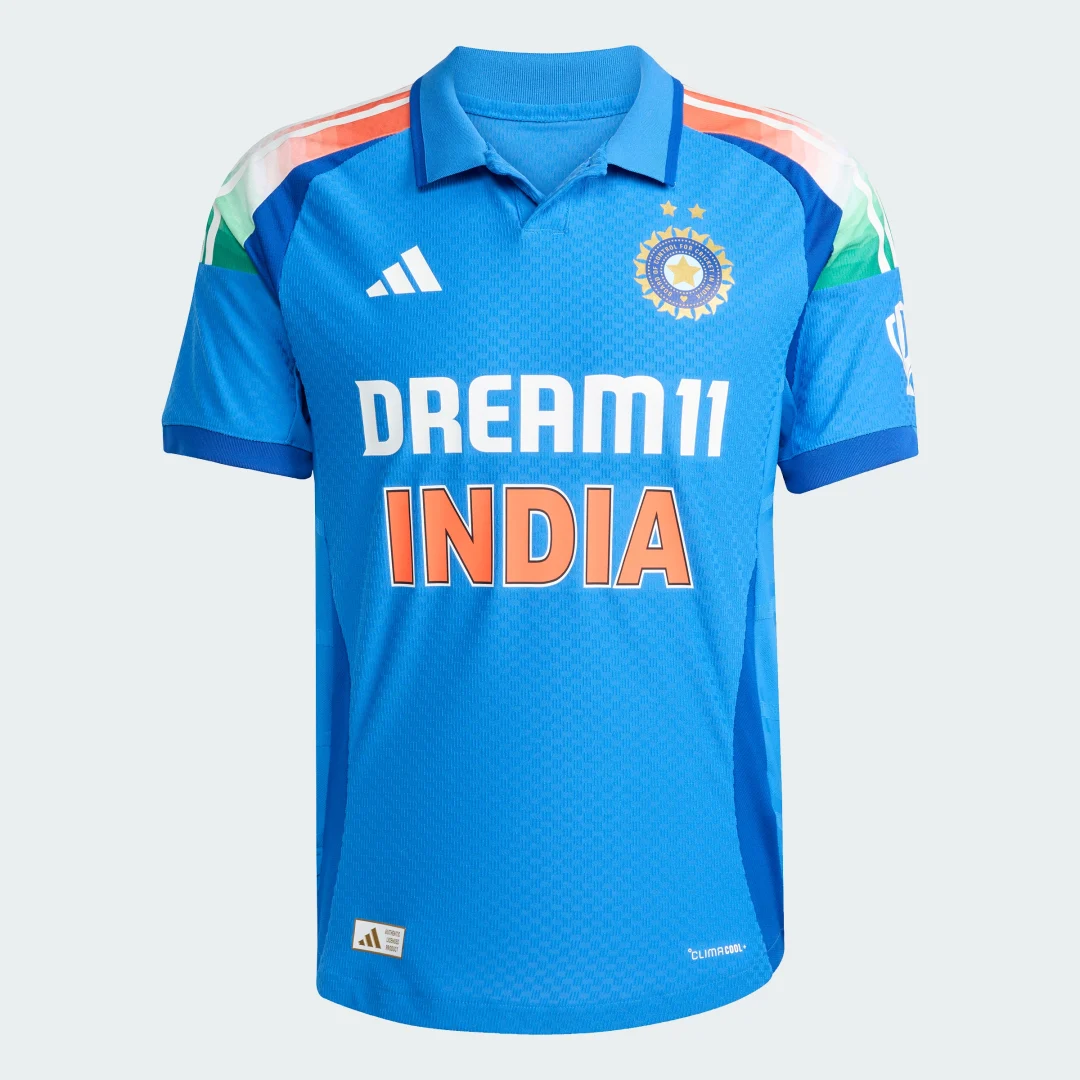 Thumbnail 3 de Camiseta India Cricket One Day International de Adidas – azul